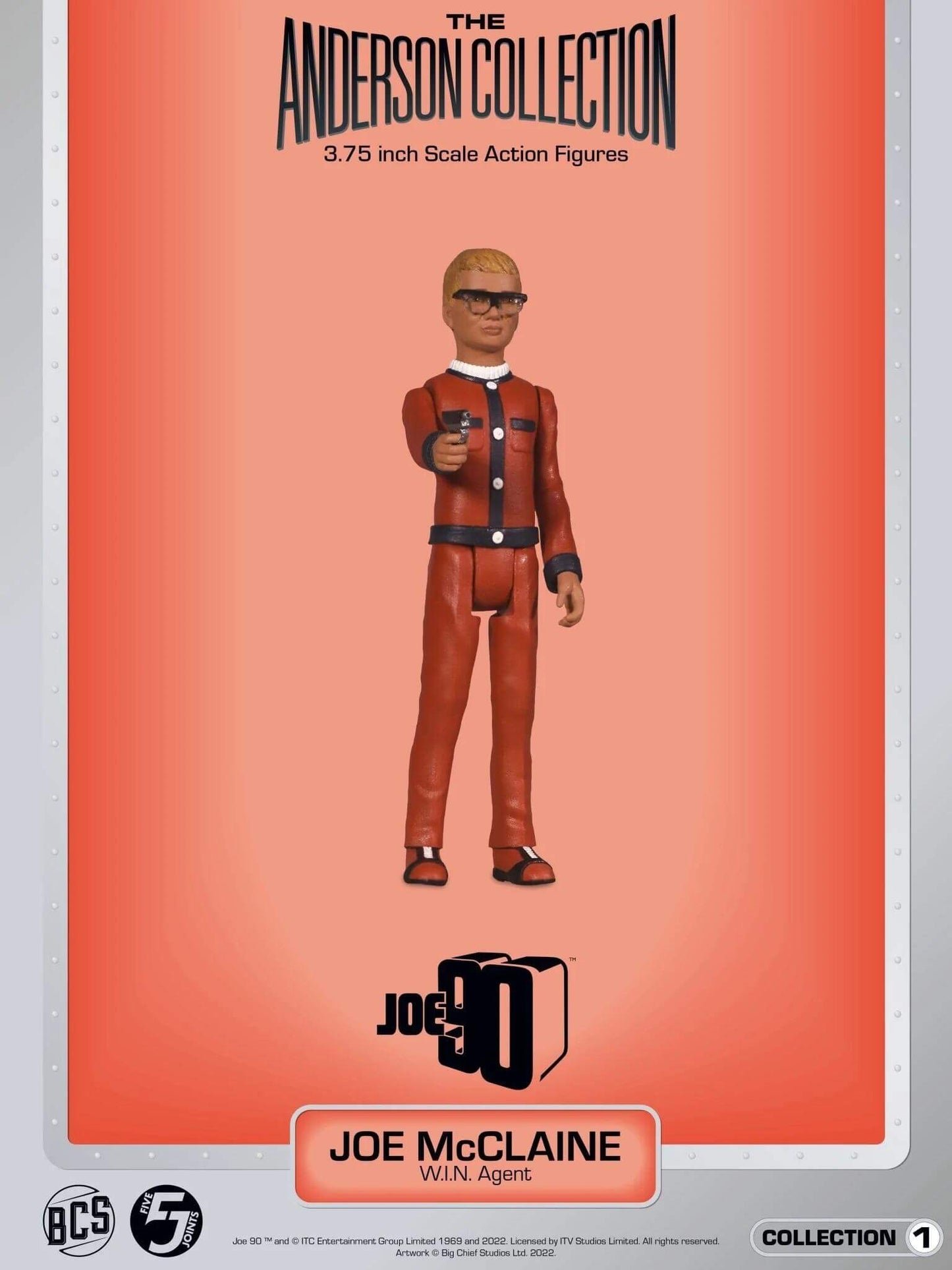 Pre-order July 2023 The Anderson Collection: Wave 1: Joe 90: Action Figure: Joe McClaine