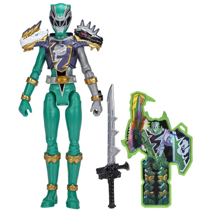 Power Rangers Dino Fury Cosmic Armor Green Ranger Figure