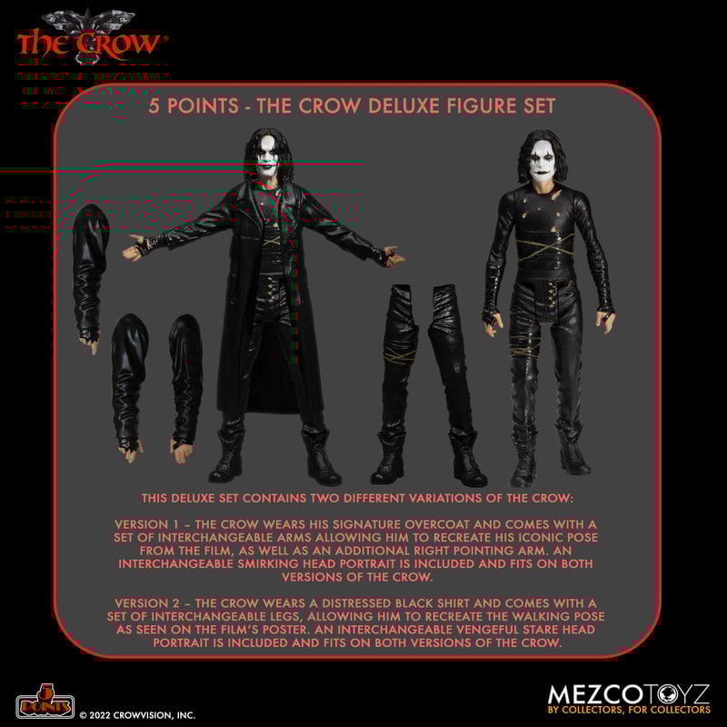 The Crow Five Points - Deluxe Figure Set