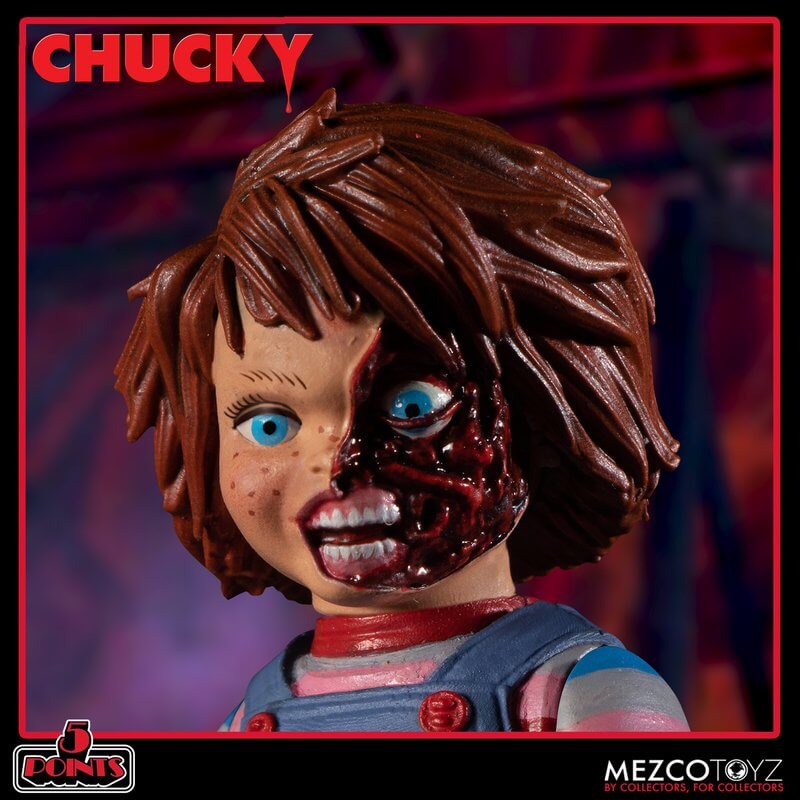 MEZCO Chucky 5 Points Action Figure Chucky Deluxe Box Set