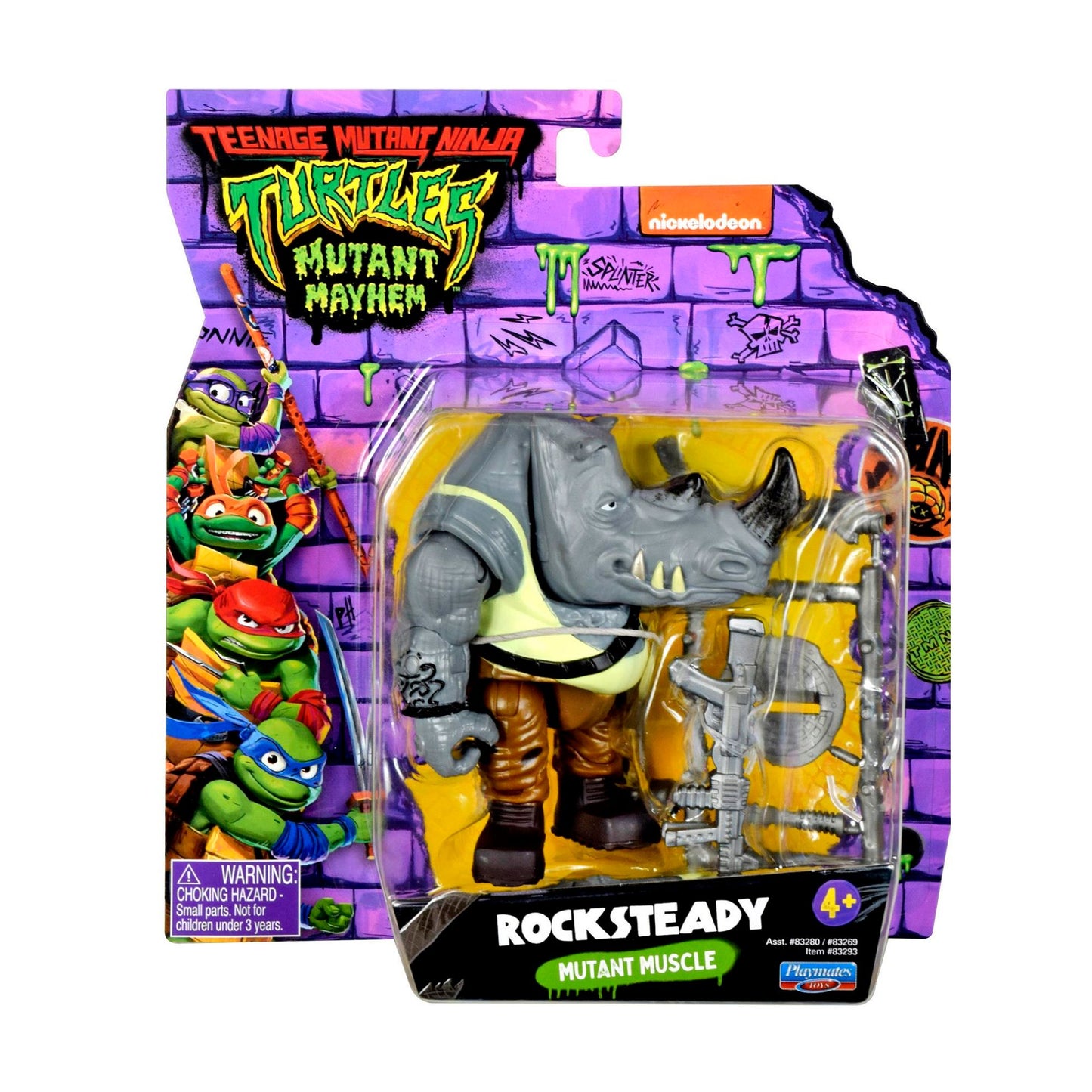 Teenage Mutant Ninja Turtles Mutant Mayhem - Rocksteady Figure
