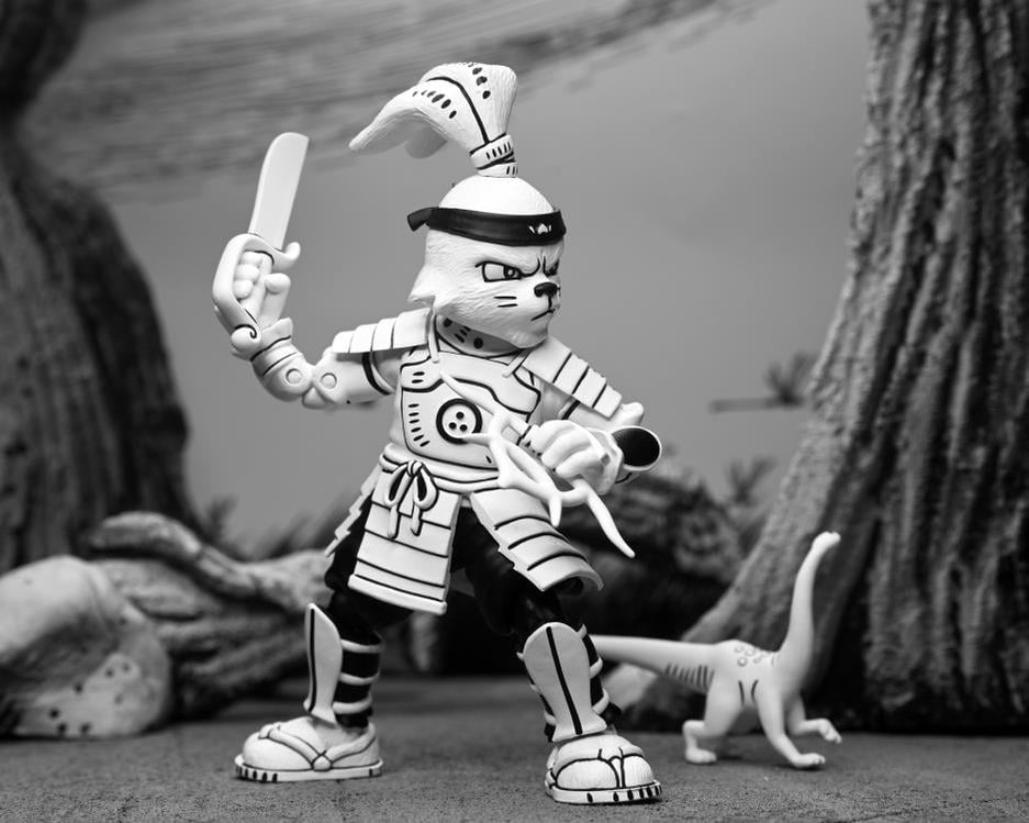 TMNT Samurai Usagi Yojimbo Black/White Figure