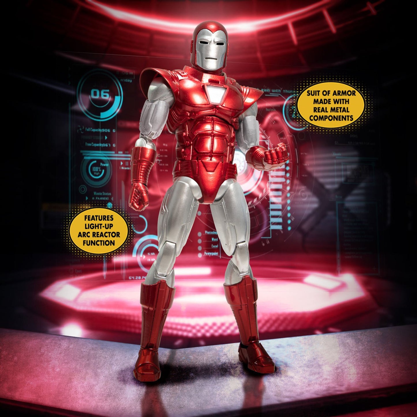 Pre-order April 2024 Mezco One:12 Collective Iron Man: Silver Centurion