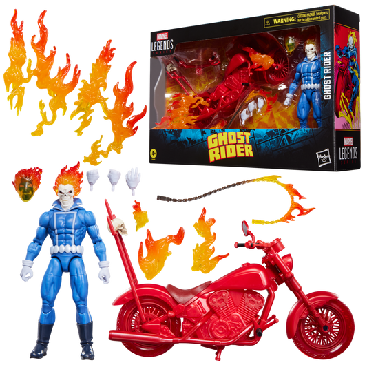Marvel Legends Series Ghost Rider Johnny Blaze with Motorcycle