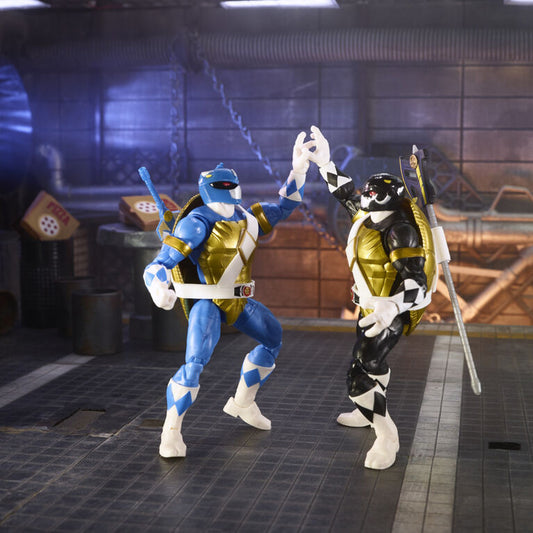 Power Rangers X Teenage Mutant Ninja Turtles Lightning Collection Morphed Donatello and Leonardo