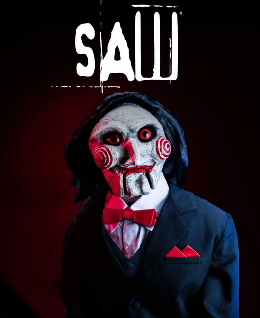 Pre-order January 2024 Trick or Treat Studios Saw Billy the Puppet Deluxe Prop with Sound & Motion
