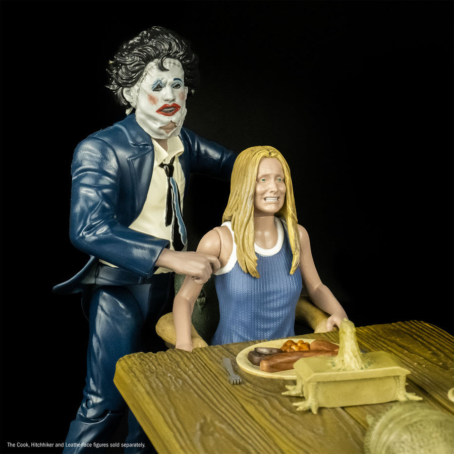 Pre-order March 2025 Trick or Treat Studios Texas Chainsaw Massacre 1974 Dinner Scene Playset