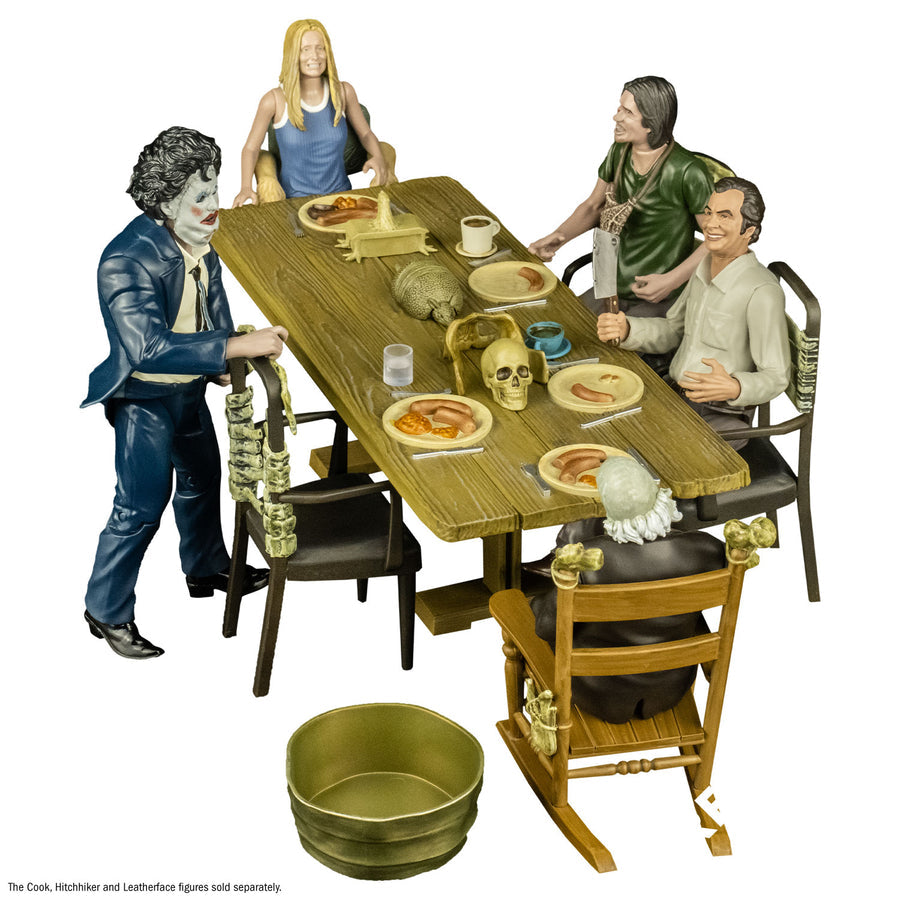 Pre-order March 2025 Trick or Treat Studios Texas Chainsaw Massacre 1974 Dinner Scene Playset
