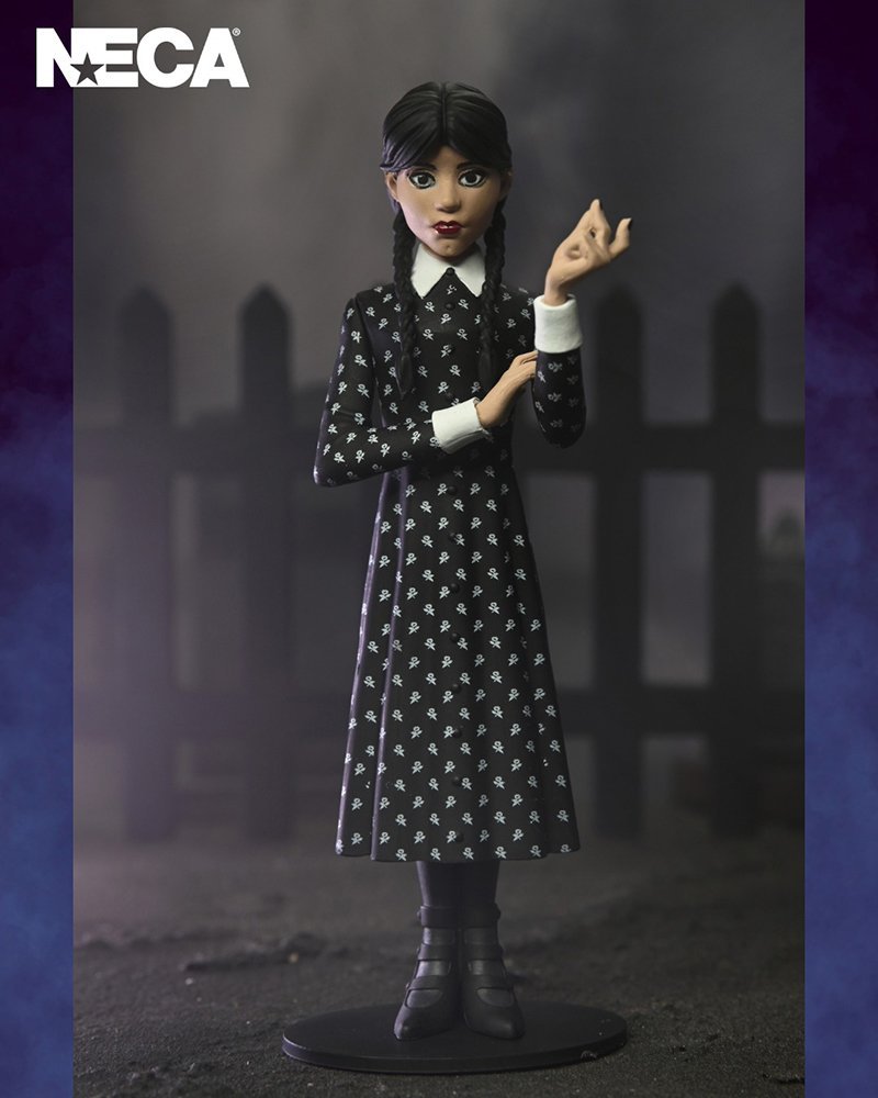 Pre-order February 2024 NECA Wednesday Toony Terrors (Set of 3) 6 inch Action Figures