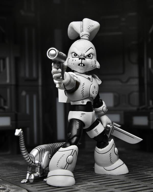 NECA TMNT Usagi Yojimbo Space Black / White Figure