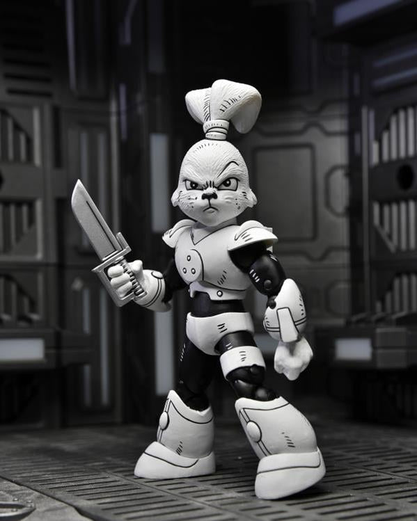 NECA TMNT Usagi Yojimbo Space Black / White Figure