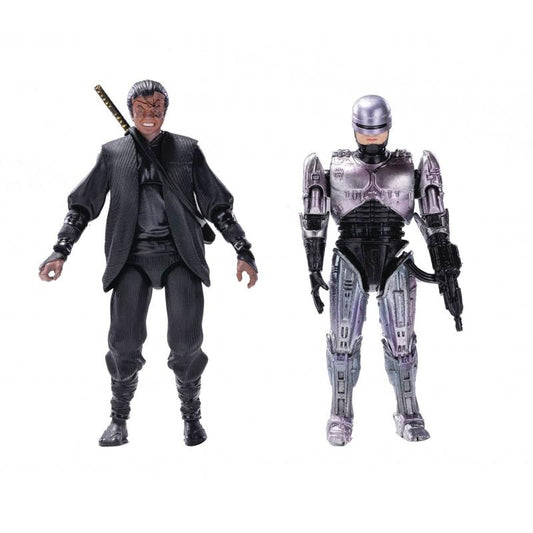 HIYA TOYS ROBOCOP 1:18 SCALE ACTION FIGURES - ROBOCOP VS OTOMO TWIN PACK