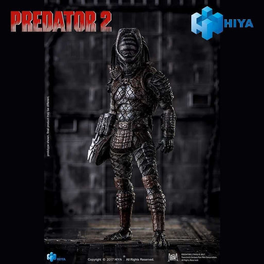PREDATOR 2 WARRIOR PREDATOR 1:18 PREVIEWS EXCLUSIVE ACTION FIGURE FROM HIYA TOYS