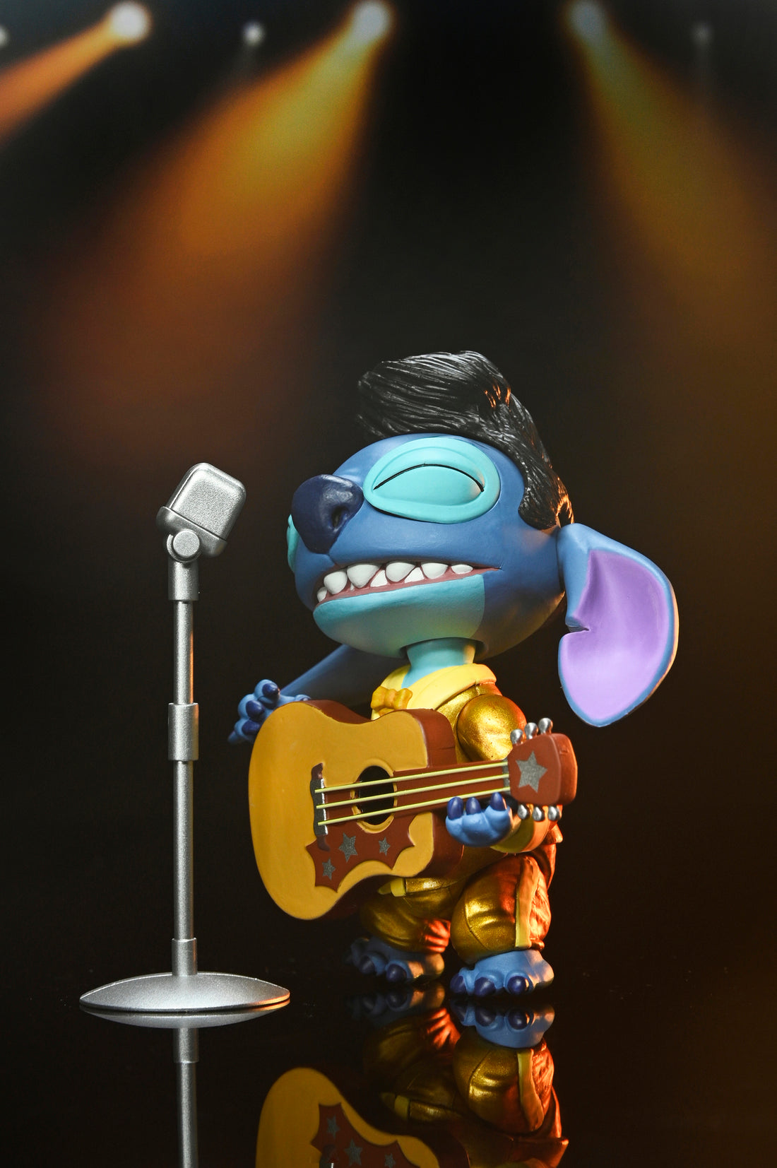 NECA Disney Lilo & Stitch Gold Suit Elvis Stitch