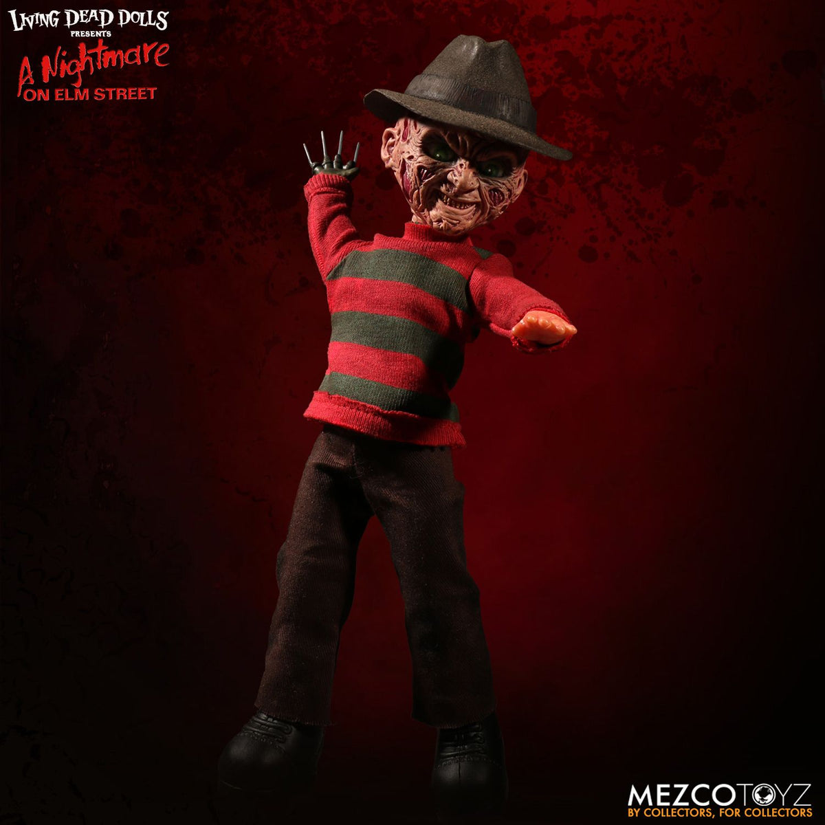 MEZCO Living Dead Dolls A Nightmare on Elm Street – Freddy Krueger With Sound
