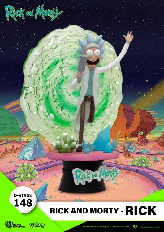 Rick and Morty - Rick D-Stage 6" PVC Diorama Statue