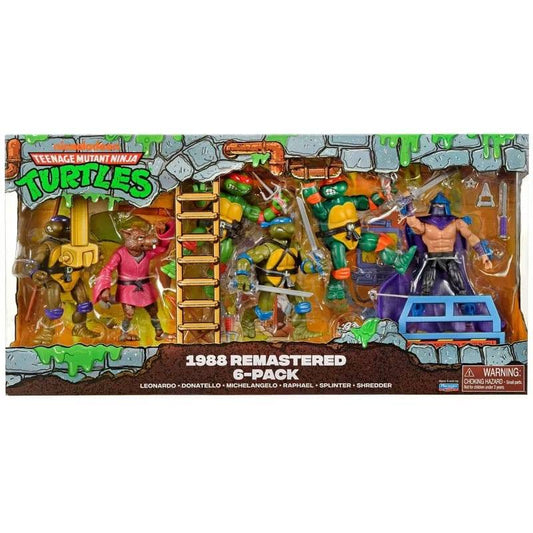 Teenage Mutant Ninja Turtles 6-Pack Action Figures 1988 Remastered - EU Exclusive