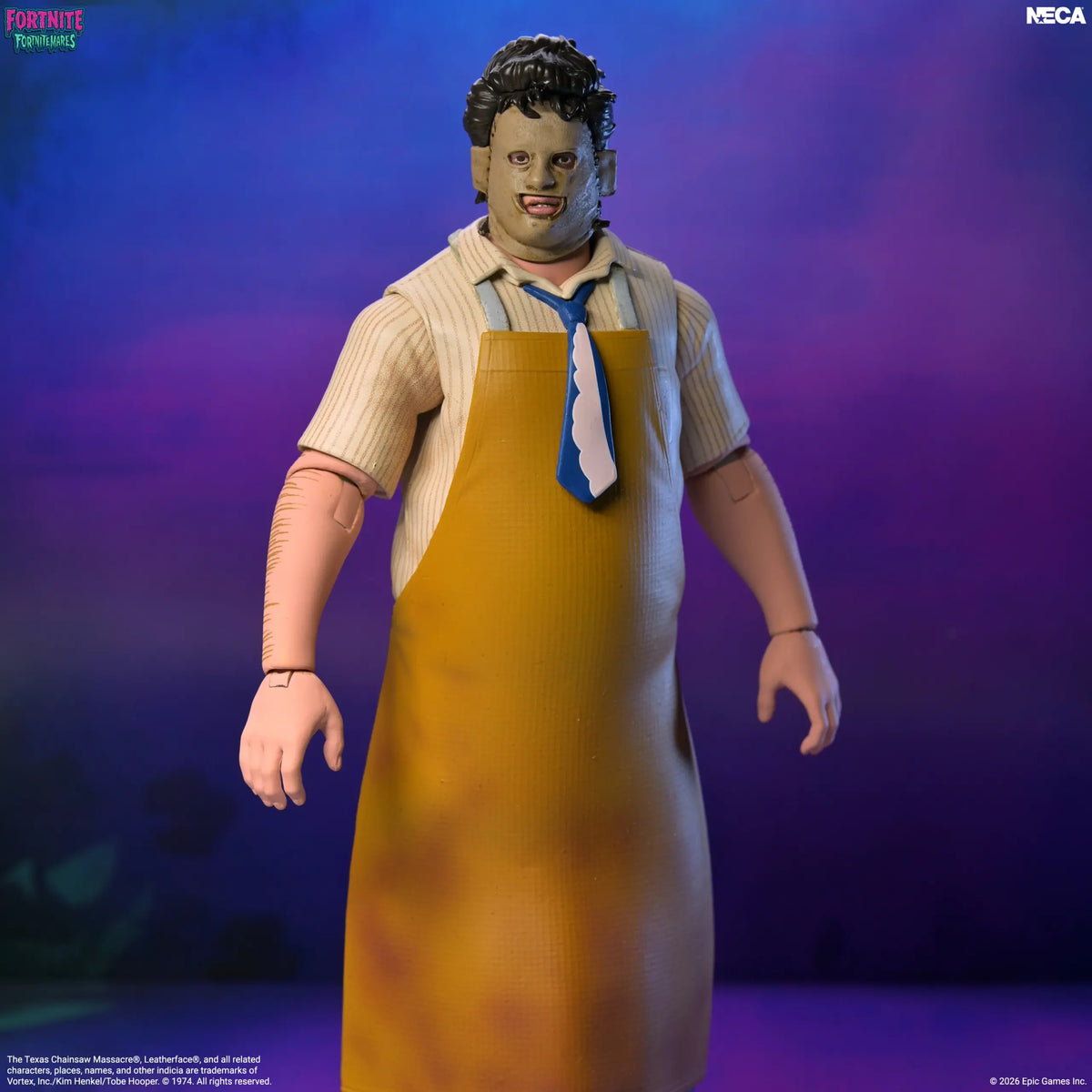 NECA Fortnite X Texas Chainsaw Massacre – Fortnitemares Leatherface 7″ Scale Action Figure