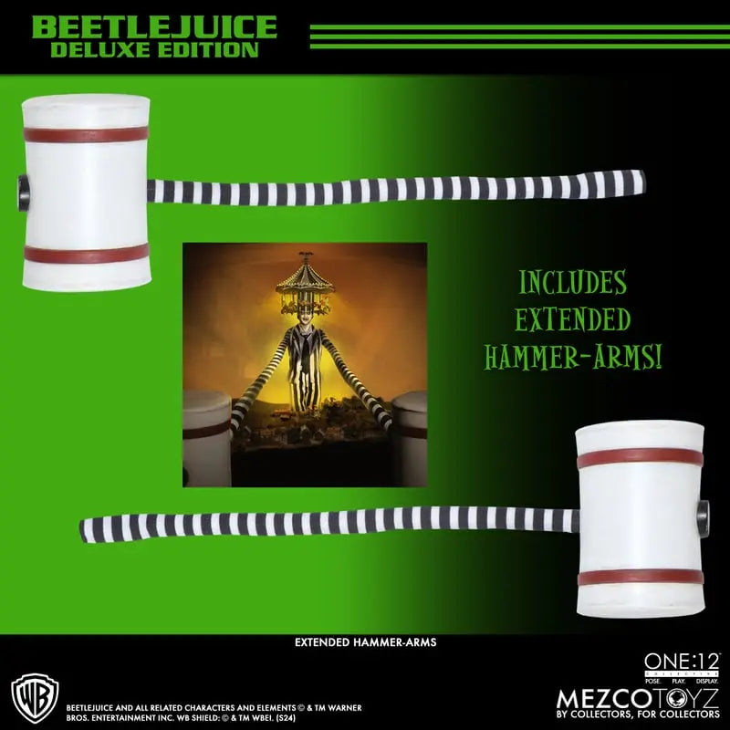 MEZCO Beetlejuice (1988) One:12 Collective Deluxe