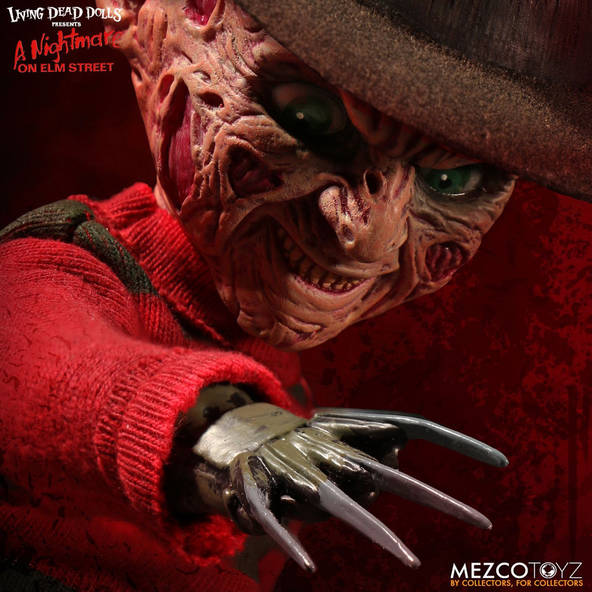 MEZCO Living Dead Dolls A Nightmare on Elm Street – Freddy Krueger With Sound