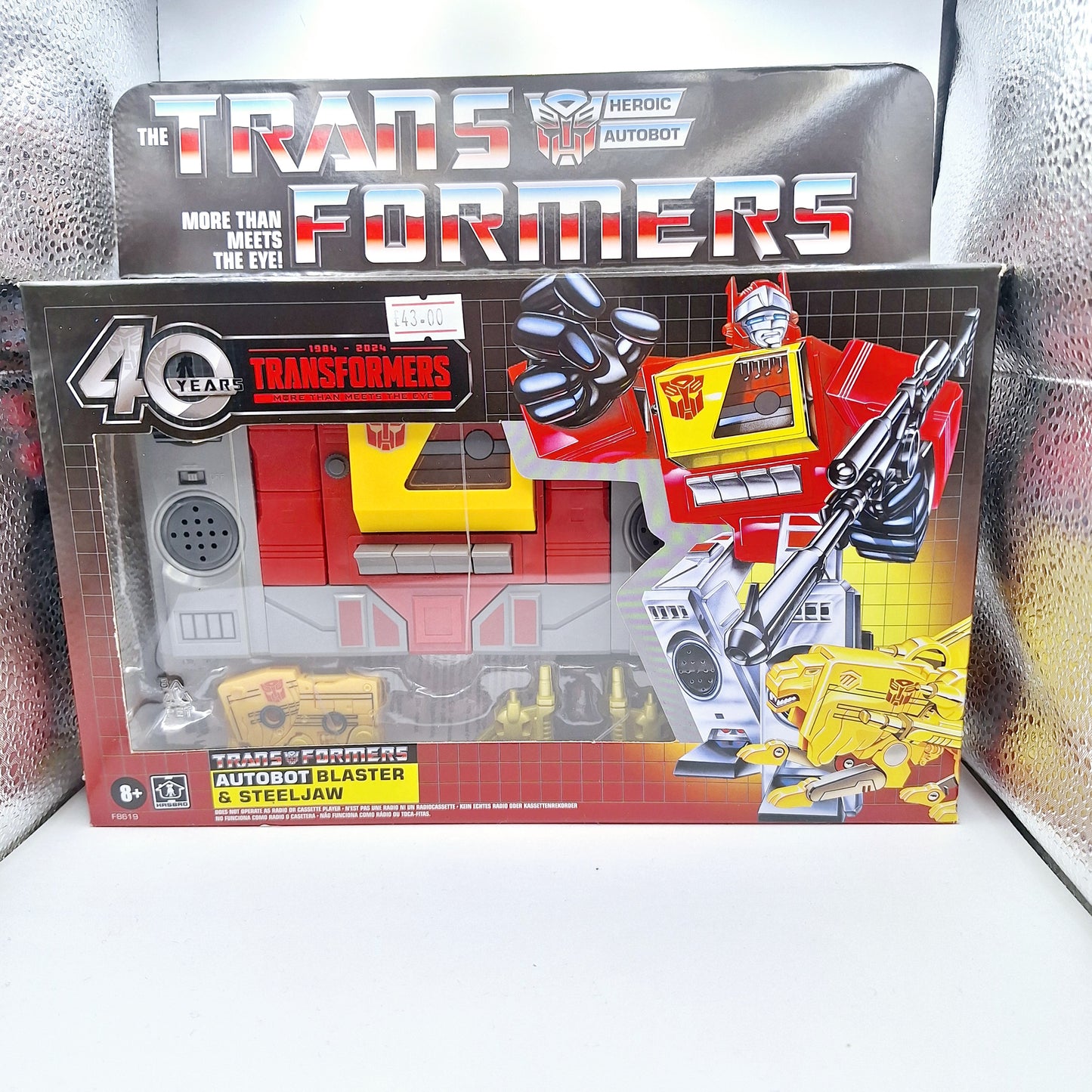 Transformers Blaster & Steeljaw 40th Anniversary