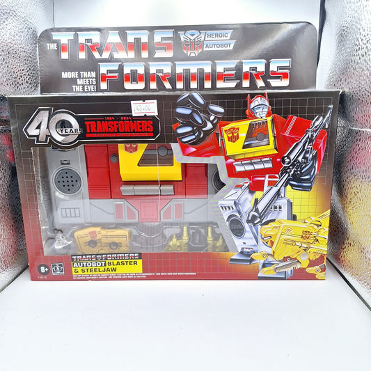 Transformers Blaster & Steeljaw 40th Anniversary