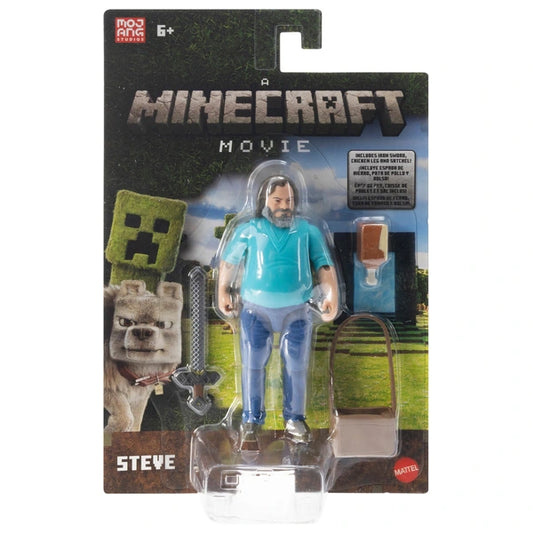 Minecraft Movie Action Figure Steve