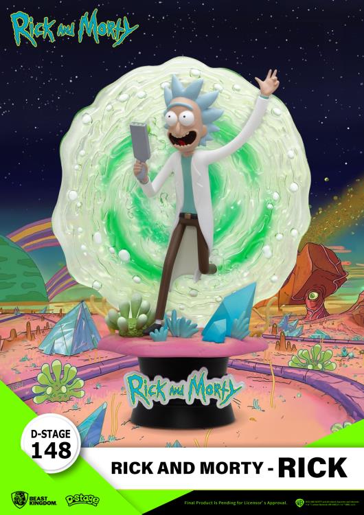 Rick and Morty - Rick D-Stage 6" PVC Diorama Statue
