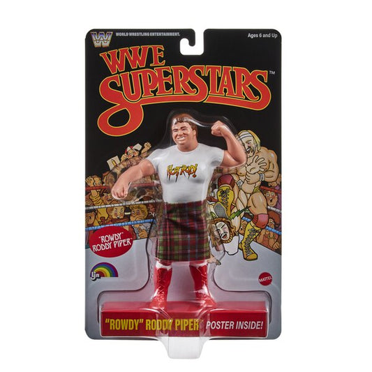 LJN WWE Superstars “Rowdy” Roddy Piper Action Figure (Black Card Chase Variant)