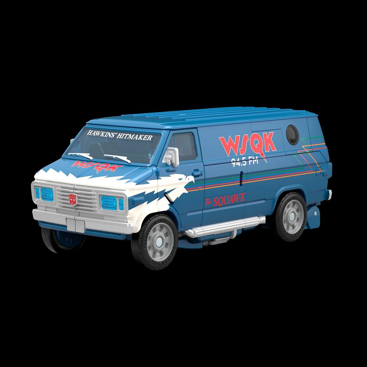 Stranger Things x Transformers Freakwency and 8-Trax