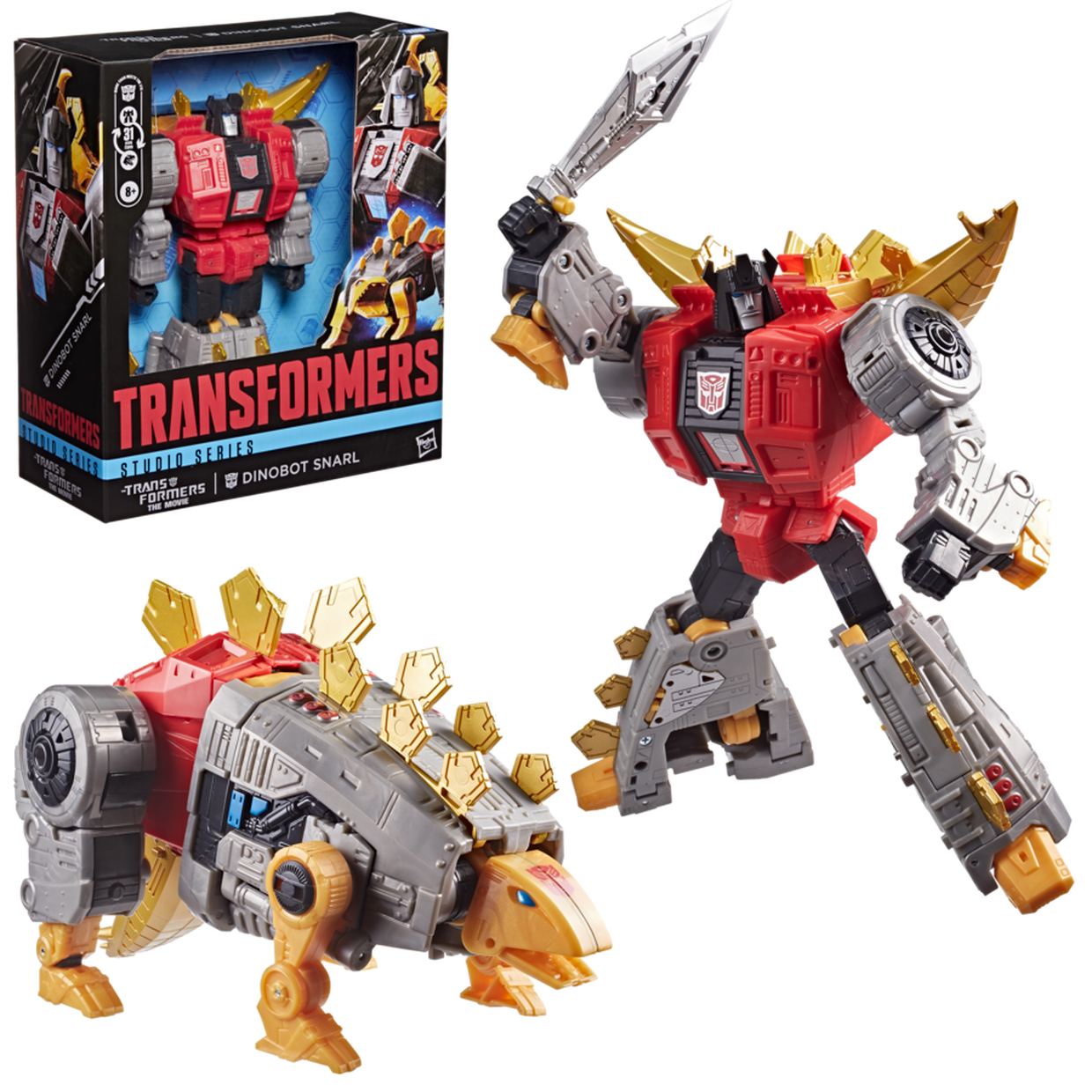 Transformers Studio Series The Transformers: The Movie Leader Class Dinobot Snarl