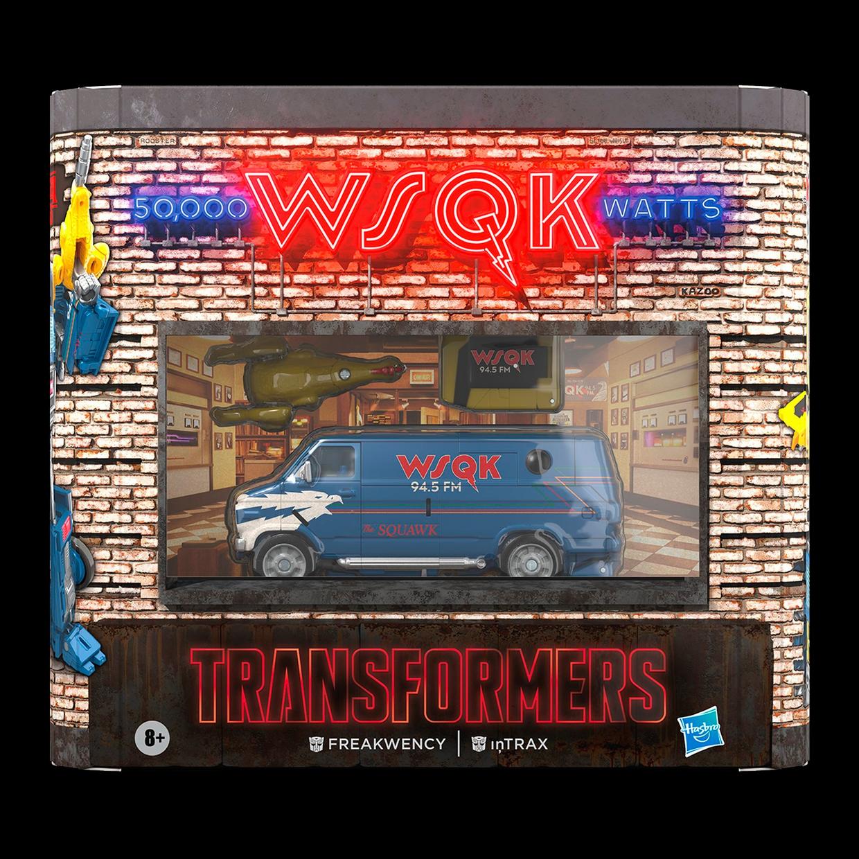 Stranger Things x Transformers Freakwency and 8-Trax