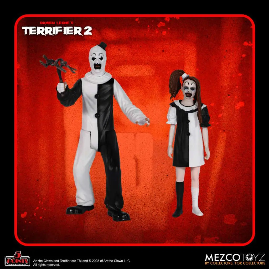 MEZCO Terrifier 2 – 5 Point Action Figures 2 Pack