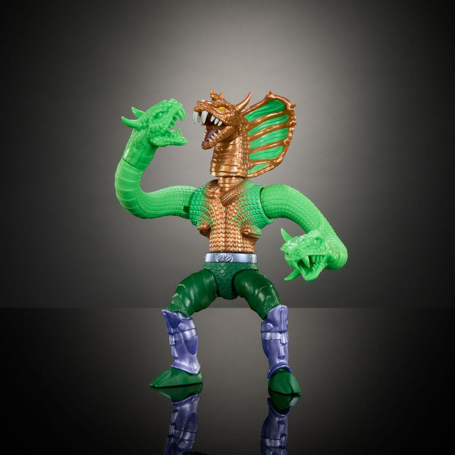 MOTU x TMNT: Turtles of Grayskull Deluxe Action Figure King Hiss