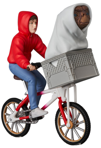 E.T. the Extra-Terrestrial Medicom Toy UDF E.T. & Elliott with Bicycle