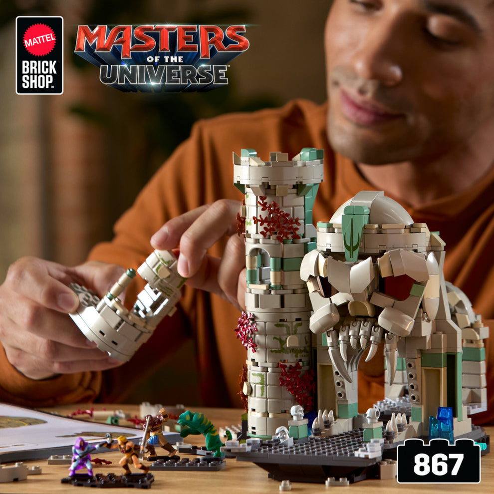 Mattel Brick Shop Master of the Universe Battle of Castle Grayskull
