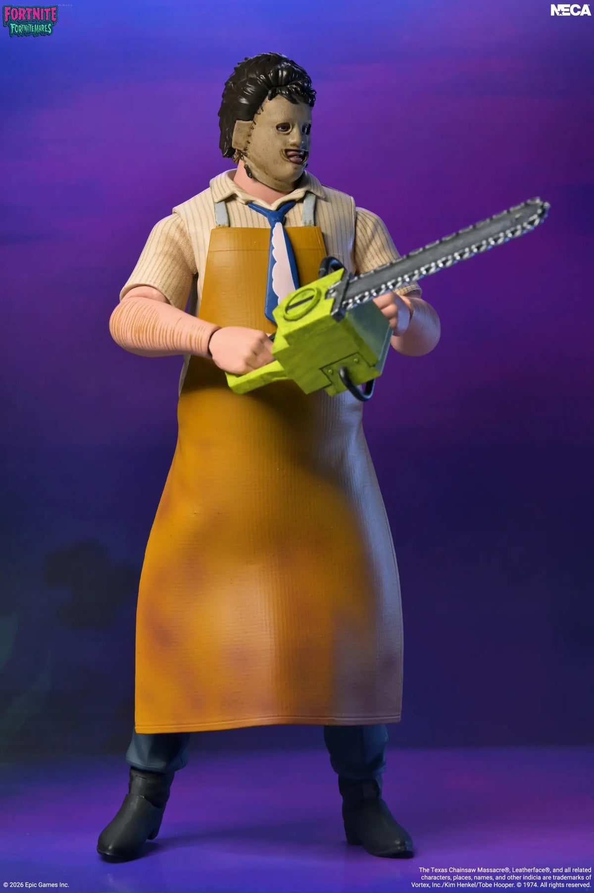 NECA Fortnite X Texas Chainsaw Massacre – Fortnitemares Leatherface 7″ Scale Action Figure