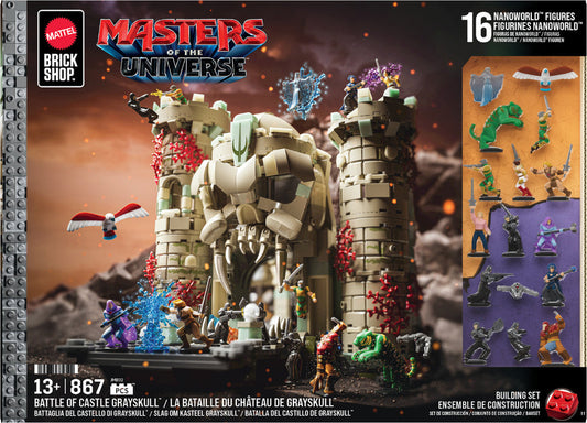 Mattel Brick Shop Master of the Universe Battle of Castle Grayskull