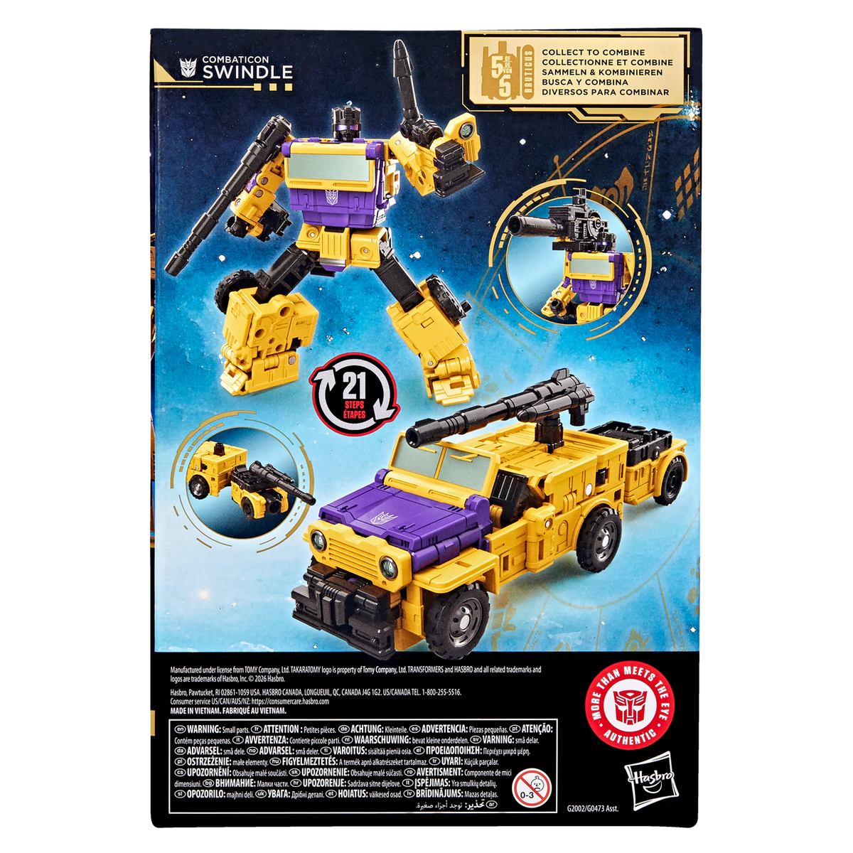 Transformers Age of the Primes Voyager Class Combaticon Swindle