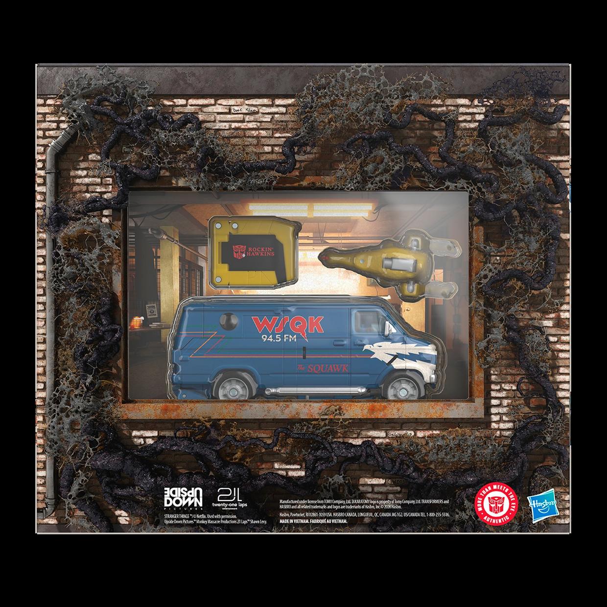 Stranger Things x Transformers Freakwency and 8-Trax