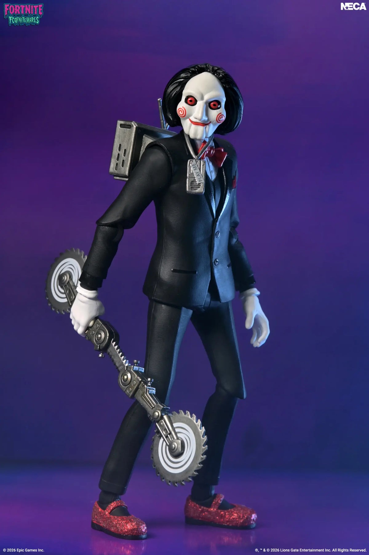 NECA Fortnite X Saw – Fortnitemares Billy the Puppet 7″ Scale Action Figure