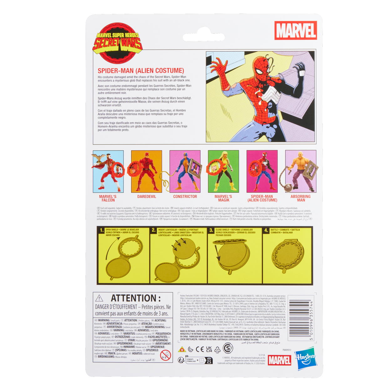 Marvel Legends Series Secret Wars Spider-Man (Alien Costume)
