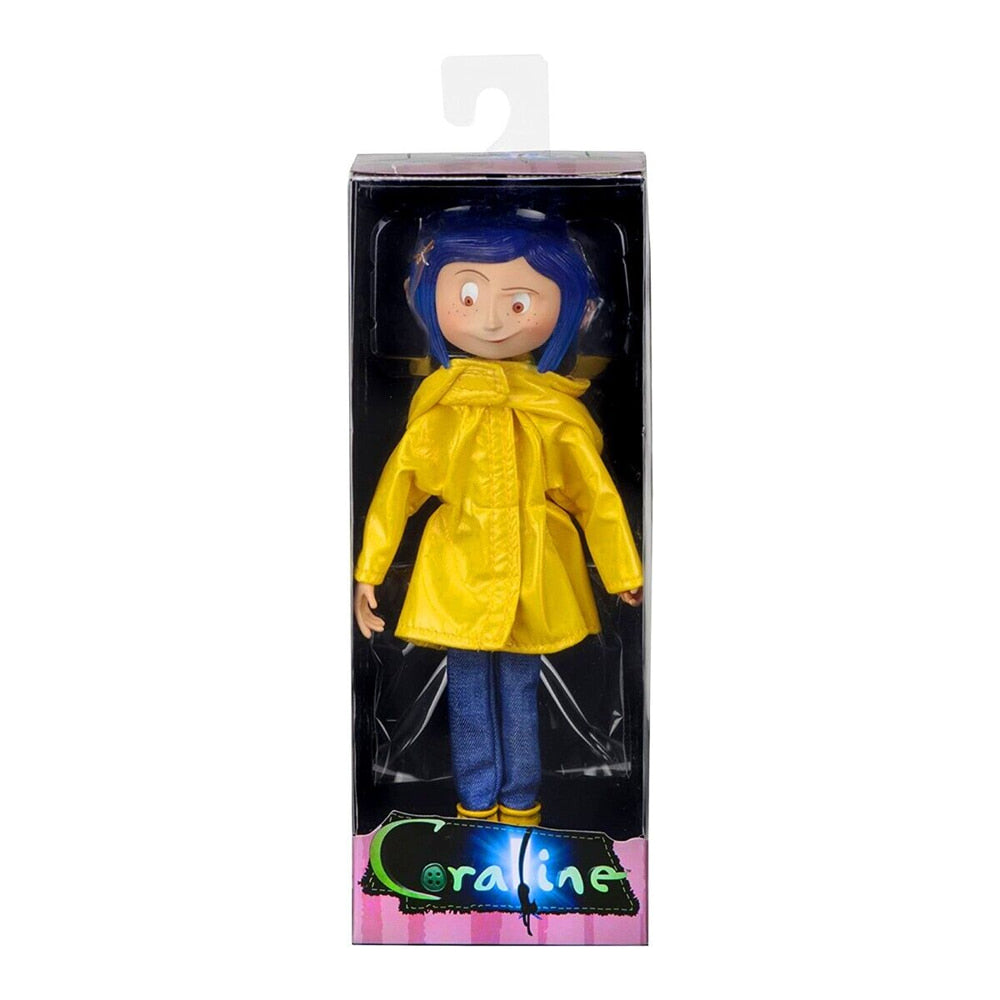 NECA Coraline in Rain Coat 7 Inch Bendy Fashion Doll