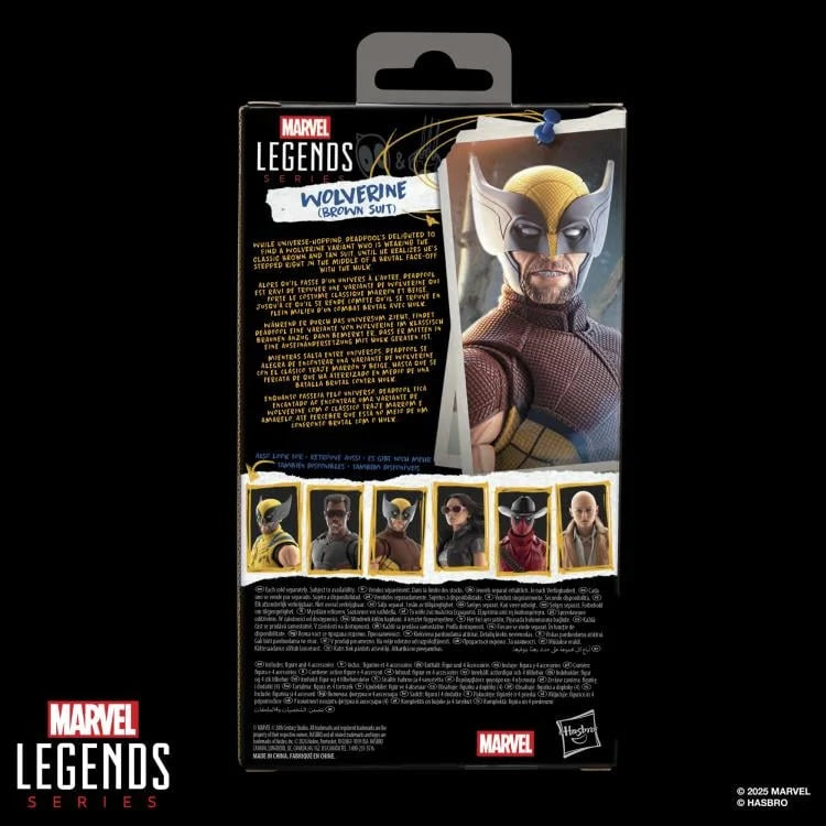 Marvel Legends Series Action Figure Wolverine (Brown Suit)