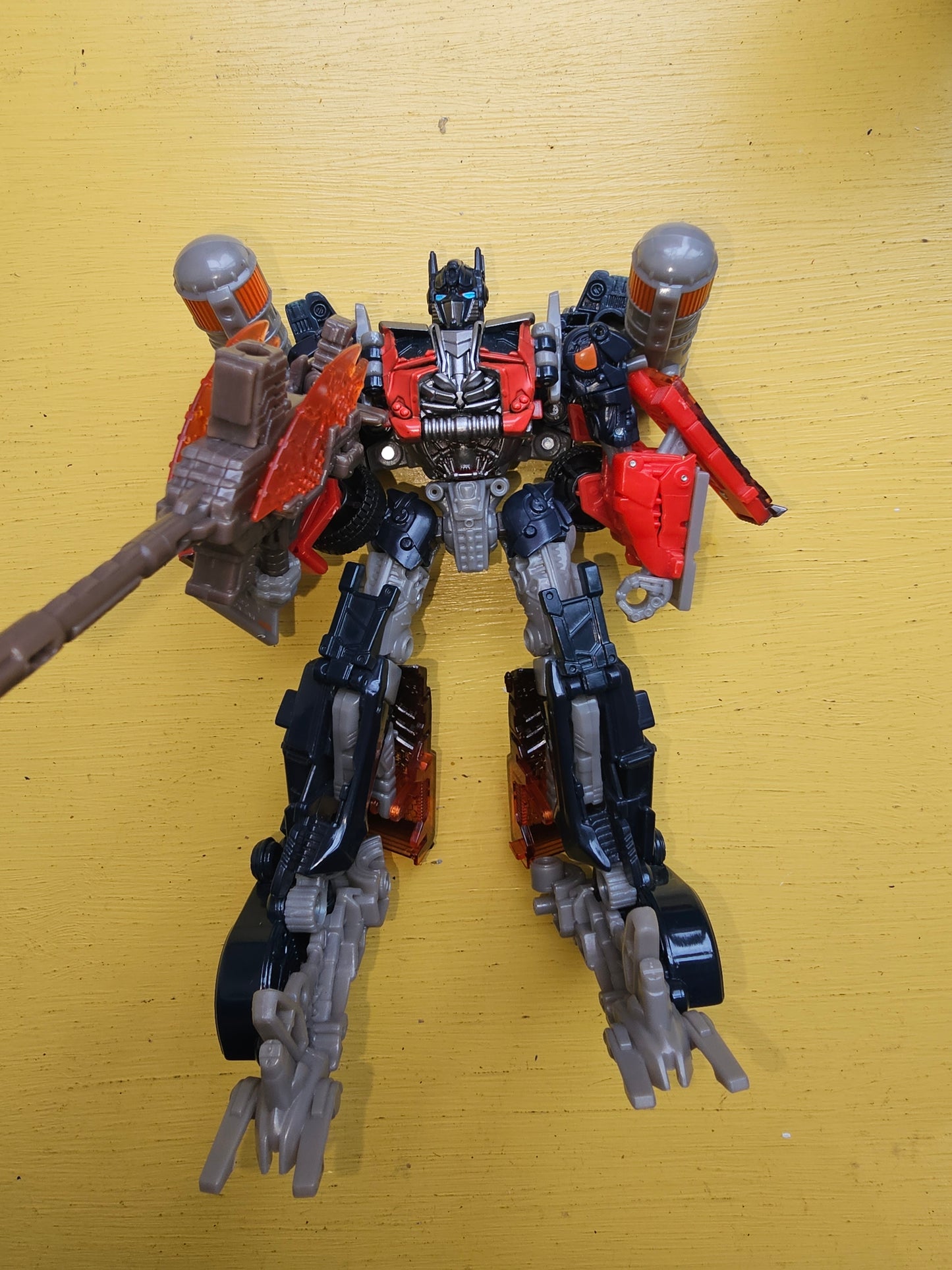 Transformers DOTM MechTech Fireburst Optimus Prime