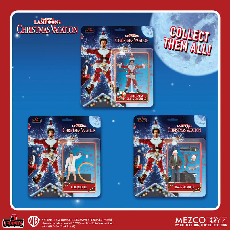 National Lampoon's Christmas Vacation 5 Point Action Figure Set