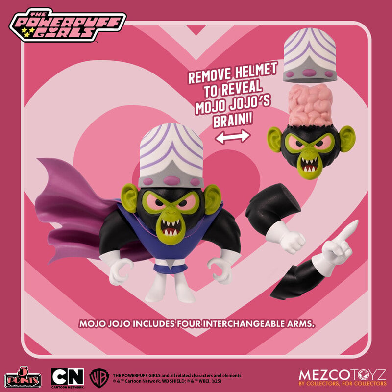 Mezco 5 Points Powepuff Girls Set