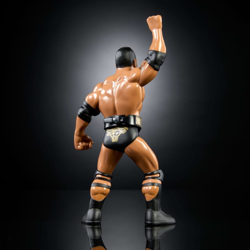 LJN WWE Superstars The Rock Action Figure (Blue Card)
