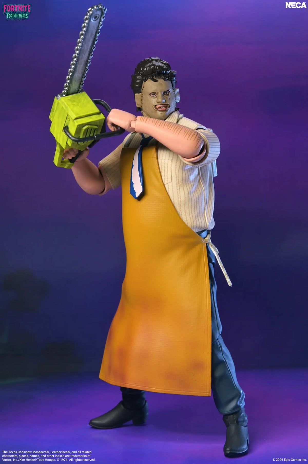 NECA Fortnite X Texas Chainsaw Massacre – Fortnitemares Leatherface 7″ Scale Action Figure