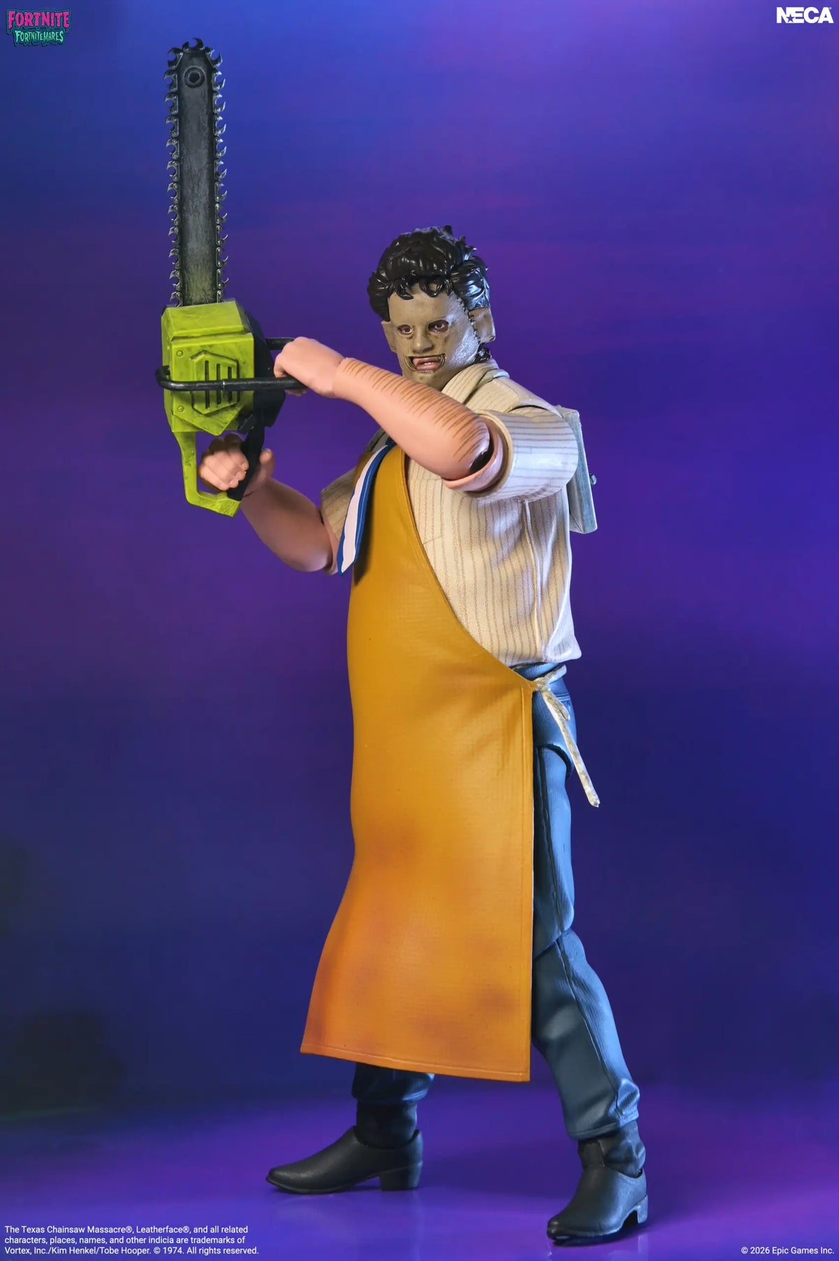 NECA Fortnite X Texas Chainsaw Massacre – Fortnitemares Leatherface 7″ Scale Action Figure